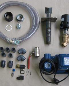 Oil pump 50L for palett tank with accessories M&M